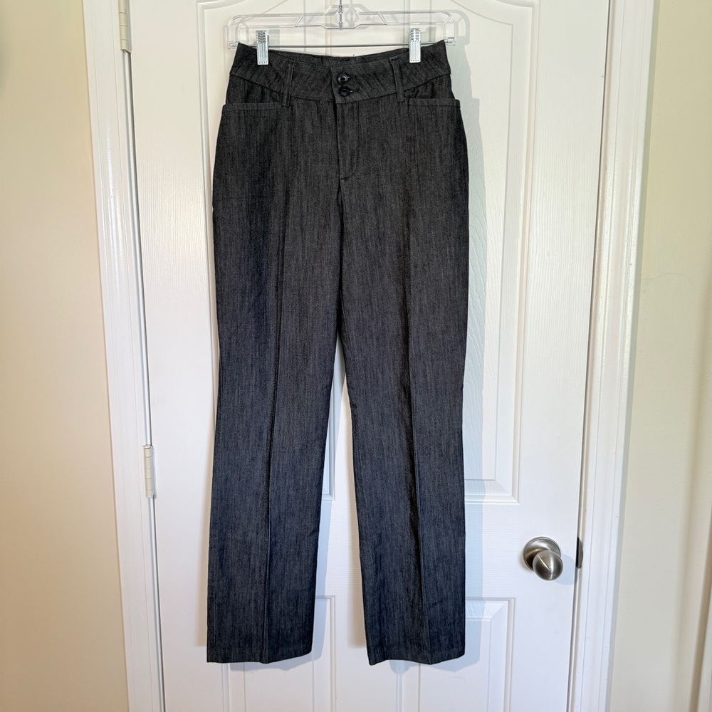 Lee Charcoal Straight Leg Pants